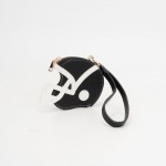 Wholesale vegan Leather Football Helmet Mini Pouch Wristlet L