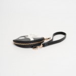Wholesale vegan Leather Football Helmet Mini Pouch Wristlet L