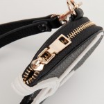 Wholesale vegan Leather Football Helmet Mini Pouch Wristlet L