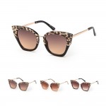 Wholesale animal Print Cat Eye Sunglasses Assorted Colors UVA UVB UV Protection