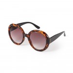 Large Round Sunglasses

- Assorted Colors
- UVA -UVB UV400 Protection

Material
- Face: Plastic
- Legs: Plastic