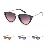 Marble Printed Cat Eye Sunglasses

- Assorted Colors
- UVA - UVB 400 Protection

Material:
- Face: Plastic
- Legs: Metal	