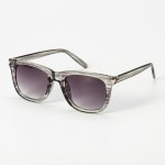 Wholesale rounded Square Sunglasses Gold Triangle Detail Assorted Colors UVA UVB