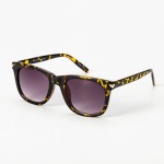 Wholesale rounded Square Sunglasses Gold Triangle Detail Assorted Colors UVA UVB