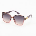 Wholesale oversize Square Cateye Sunglasses Gold Detail Assorted Colors UVA UVB