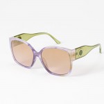 Wholesale oversize Rounded Square Sunglasses Gradient Lens Gold Circle Detail As