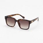 Wholesale square Sunglasses Gold Detail Assorted Colors UVA UVB Protection Anti