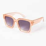 Wholesale square Sunglasses Gold Triangle Detail Assorted Colors UVA UVB Protect