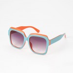 Wholesale two Oversize Square Sunglasses Assorted Colors UVA UVB Protection Anti