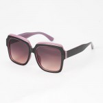 Wholesale two Oversize Square Sunglasses Assorted Colors UVA UVB Protection Anti