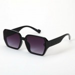Wholesale oversize Square Sunglasses Quilted Leg Detail Assorted Colors UVA UVB