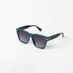 Wholesale square Sunglasses Gold Stripes Detail Assorted Colors UVA UVB Protecti