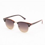 Wholesale retro Metal Rim Tortoise Shell Square Sunglasses Assorted Colors UVA U