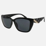Wholesale square Sunglasses Textured Metal Temple Pack Frame Material Plastic Le