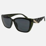 Wholesale square Sunglasses Textured Metal Temple Pack Frame Material Plastic Le