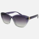 Wholesale square Gradient Cat Eye Sunglasses Metal Temple Detail Pack Frame Mate