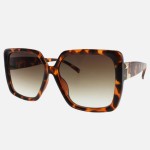 Wholesale oversized Square Sunglasses Pack Frame Material Plastic Lens Material