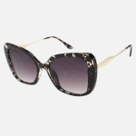 Wholesale butterfly Sunglasses Metal Temple Pack Frame Material Plastic Lens Mat