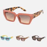 Wholesale square Cat Eye Sunglasses Pack Assorted Colors UVA UVB Protection Anti