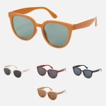 Wholesale rounded Sunglasses Pack Assorted Colors UVA UVB Protection Anti Scratc