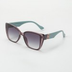 Wholesale two Square Cat Eye Sunglasses Pack Assorted Colors UVA UVB Protection