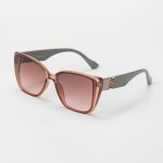 Wholesale two Square Cat Eye Sunglasses Pack Assorted Colors UVA UVB Protection