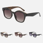 Wholesale rounded Square Sunglasses Pack Assorted Colors UVA UVB Protection Anti