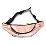 Wholesale metallic two pocket fanny pack