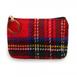 Wholesale tartan coin card pouch W H Polyester