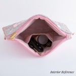 Wholesale quality Be Wild leopard print seed beaded crossbody clutch Open Cotto