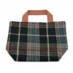 Wholesale do Everything Love Plaid Knit Tote Handbag Polyester H D Handles