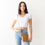 Wholesale knit Envelope Crossbody Handbag Thin Leather Strap Zipper Closure Line