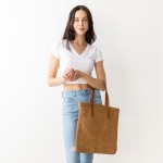 Wholesale knit Tote Bag Removable Leather Handles Lined Inside Zipper Closure Th