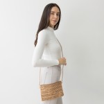 Wholesale laser Cut Tribal Pattern Leather Envelope Crossbody Handbag Diagonal L