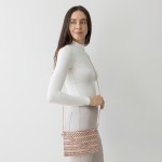 Wholesale laser Cut Tribal Pattern Leather Envelope Crossbody Handbag Diagonal L