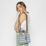 Wholesale tweed Mini Tote Bag Matching Shoulder Strap Polyester H W Handles Shou