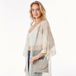 Wholesale knit Envelope Crossbody Handbag Pearl Magnet Closure Strap Drop L L H