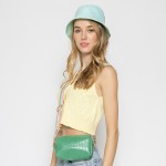 Wholesale faux Leather Alligator Skin Handbag L H W Fully Lined Spot Clean Only