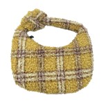 Wholesale plaid Sherpa Handbag Polyester W H