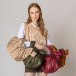 Wholesale do Everything Love Puffer Purse Bow Magnetic Button Snap Closure Bow R