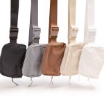 Wholesale cross Body Nylon Belt Bag Full Zip Closure Waterproof One Main Body Po