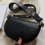 Wholesale studded Faux Leather Quilt Stitch Cross Body Sling Bag Ball Chain Tass