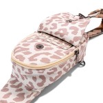 Wholesale animal Print Vegan Leather Sling Bag Detachable Guitar Strap Main Body