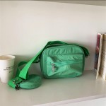 Wholesale cross Body Nylon Belt Bag Matching Clip Coin Pouch Full Zip Closure Ou
