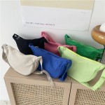 Wholesale simple Nylon Everyday Carry Purse Full Zipper Closure Open Zipper Inte