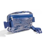Wholesale clear Cross Body Belt Bag Full Zipper Closure One Main Body Pocket Int