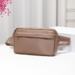 Wholesale nylon Belt Bag Covered Front Zipper Full Zipper Closure Zip Pocket Bac