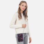 Wholesale sequin Cross Body Pouch Iridescent Liner Rhinestone Studded Fixed Stra
