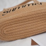 Wholesale braided Rope Summer Tote Bag Full Zipper Closure W T D Strap Drop L
