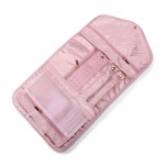 Wholesale quilted Foldable Jewelry Organizer Chenille Initial Glitter Patch Snap